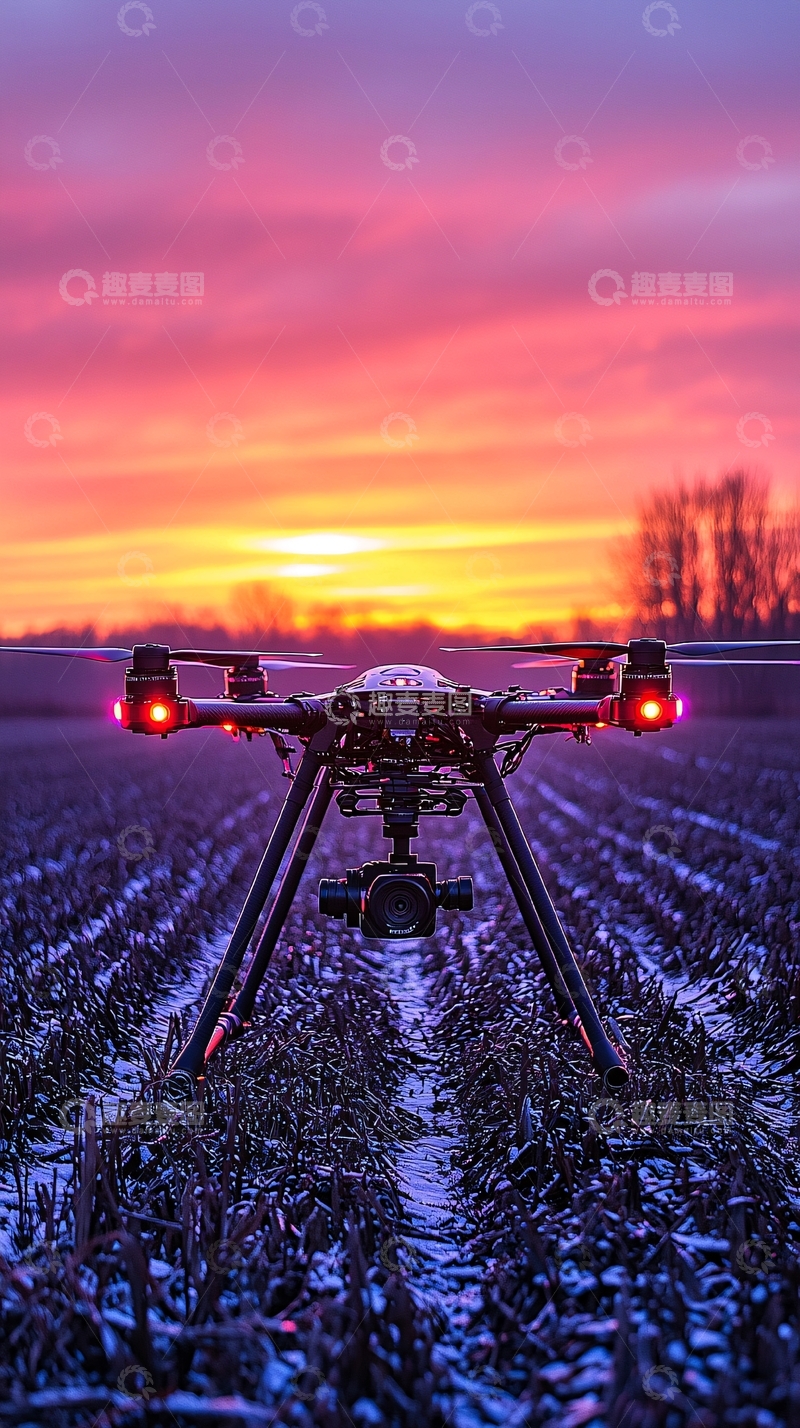 高清大图下载【趣麦麦图】未来无人全景拍摄无人机