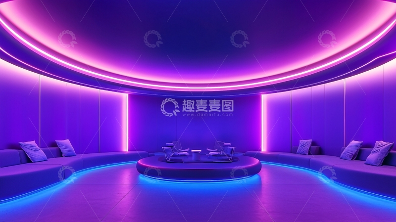 高清大图下载【趣麦麦图】科技感休闲区