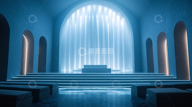高清大图下载【趣麦麦图】现代极简舞台背景