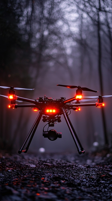 未来智能灾害监测无人机