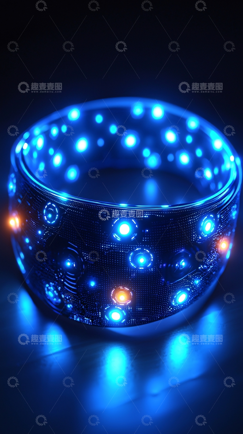 高清大图下载【趣麦麦图】未来精准医疗诊断手腕式机器人