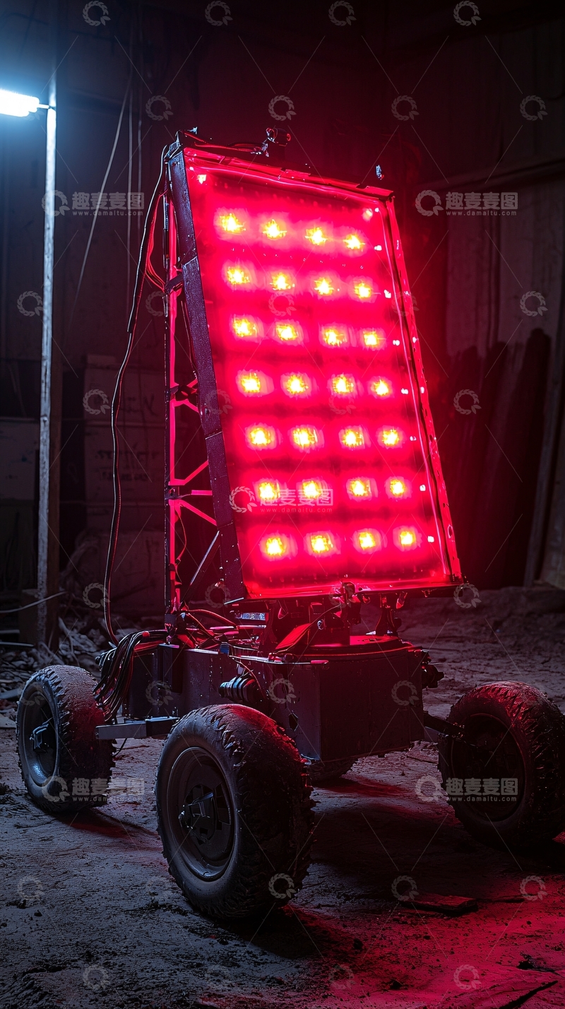 高清大图下载【趣麦麦图】未来地下资源勘测机器人