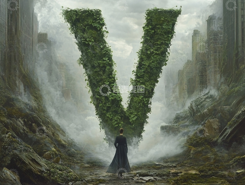 高清大图下载【趣麦麦图】绿色愿景视觉表达