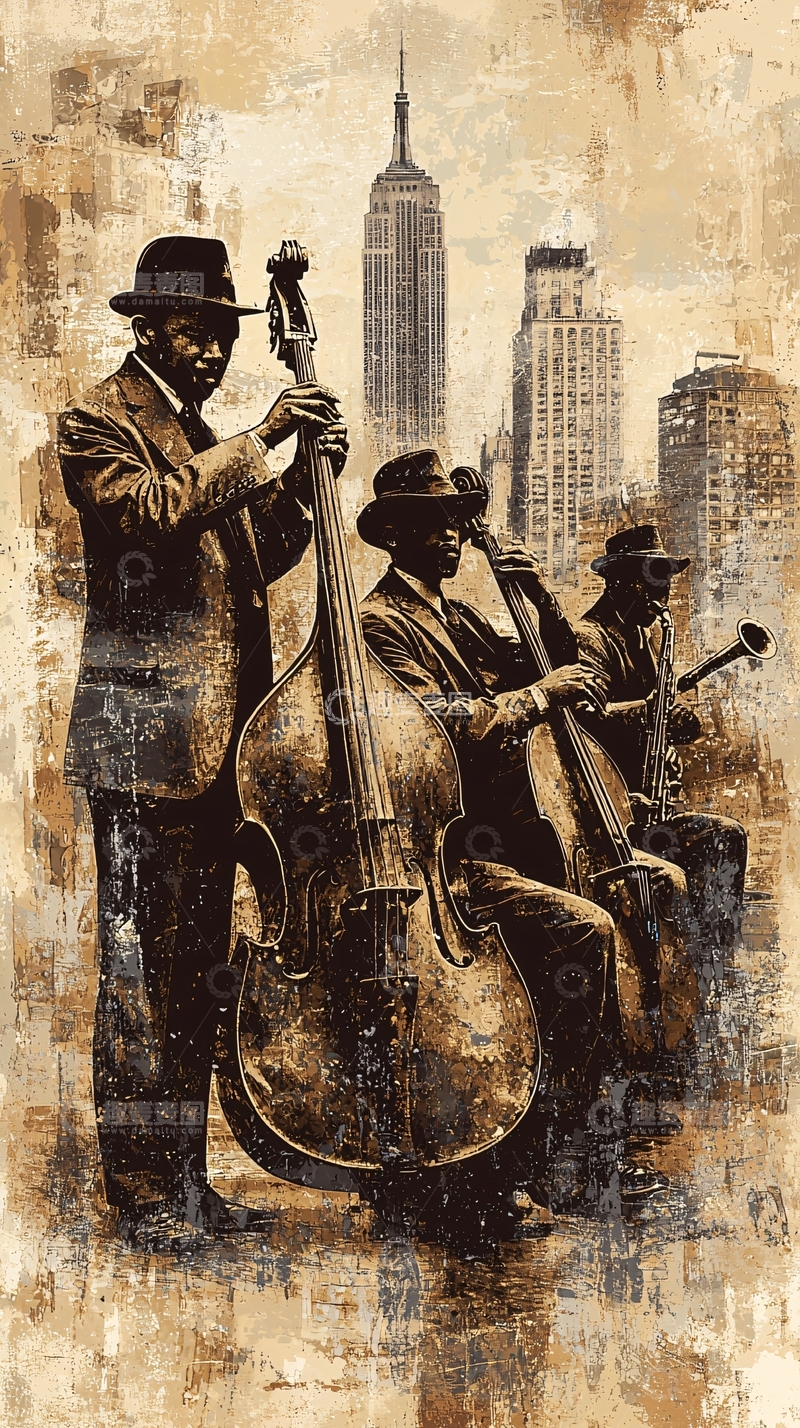 高清大图下载【趣麦麦图】复古插画高清图片