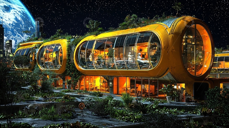 高清大图下载【趣麦麦图】太空站生活高清图片