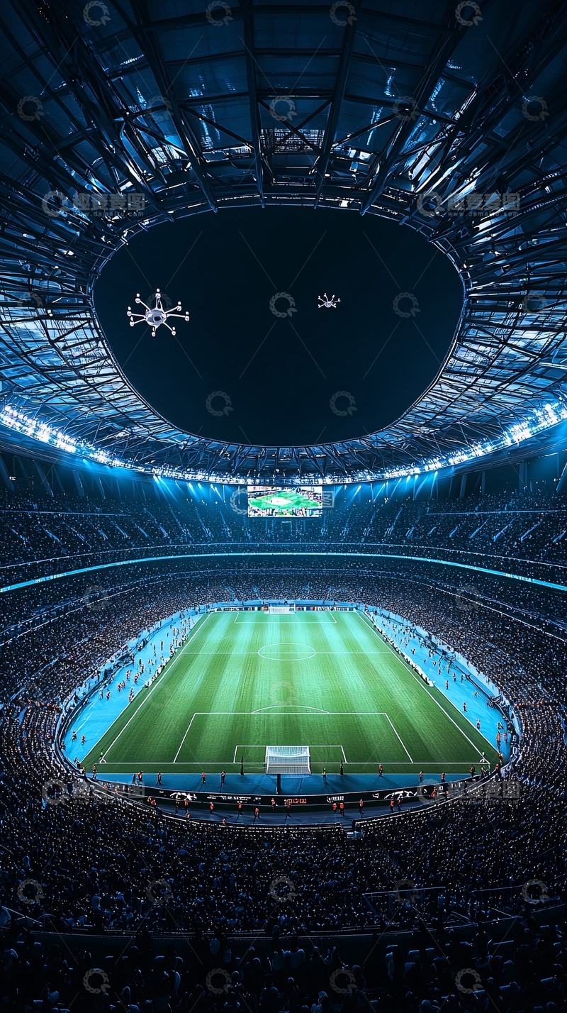 高清大图下载【趣麦麦图】未来运动场高清图片