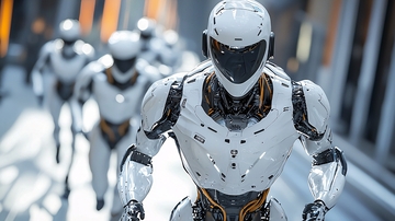 机器人比赛高清图片