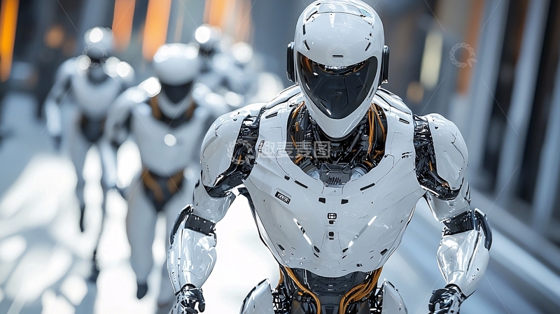 高清大图下载【趣麦麦图】机器人比赛高清图片