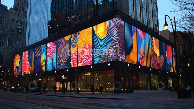 高清大图下载【趣麦麦图】零售店外立面视觉