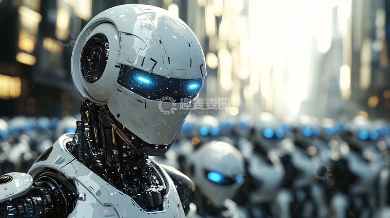 高清大图下载【趣麦麦图】机器人革命高清图片