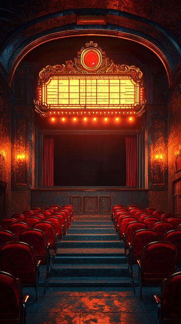 古典剧院背景