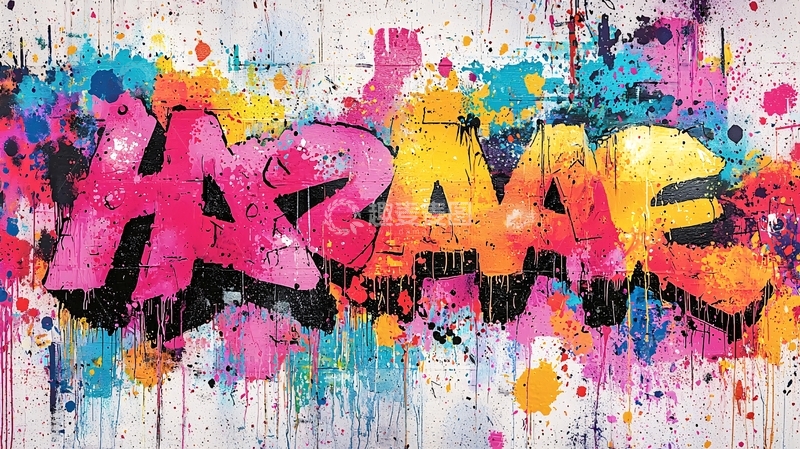 高清大图下载【趣麦麦图】街头艺术涂鸦