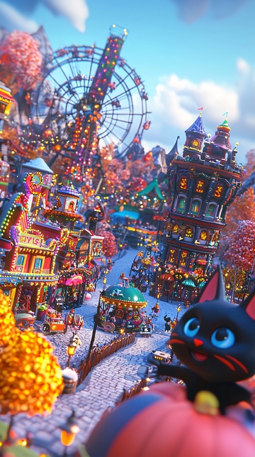 梦幻秋日游乐园