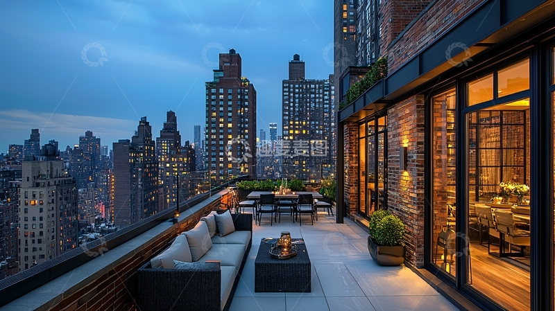 高清大图下载【趣麦麦图】露台休闲设计