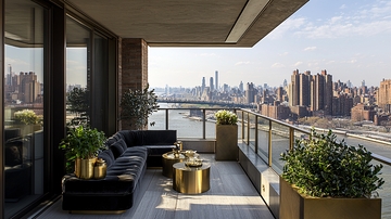 阳台时尚轻奢设计