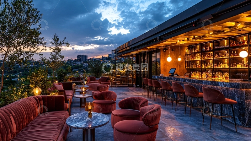 高清大图下载【趣麦麦图】露台豪华轻奢设计