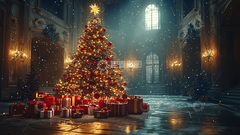 高清大图下载【趣麦麦图】梦幻圣诞氛围