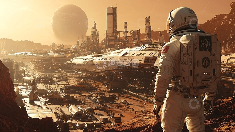 高清大图下载【趣麦麦图】外太空探索高清图片