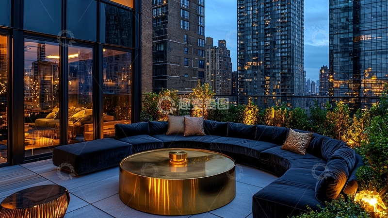 高清大图下载【趣麦麦图】露台现代奢华设计