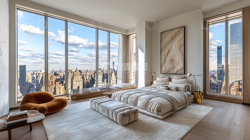 高清大图下载【趣麦麦图】卧室极简奢华设计