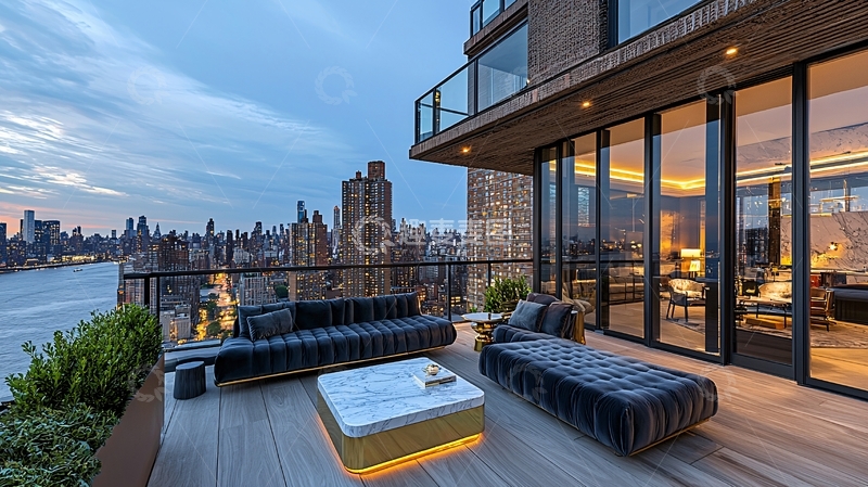 高清大图下载【趣麦麦图】露台现代奢华设计