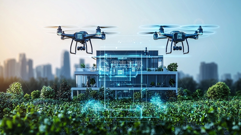 高清大图下载【趣麦麦图】自动化城市农业