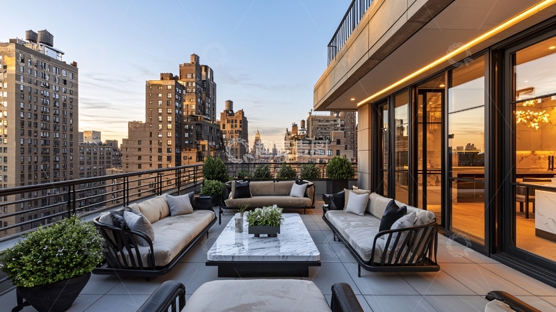 高清大图下载【趣麦麦图】露台现代简约奢华设计