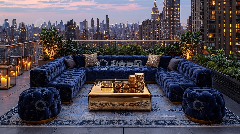 高清大图下载【趣麦麦图】露台现代奢华设计