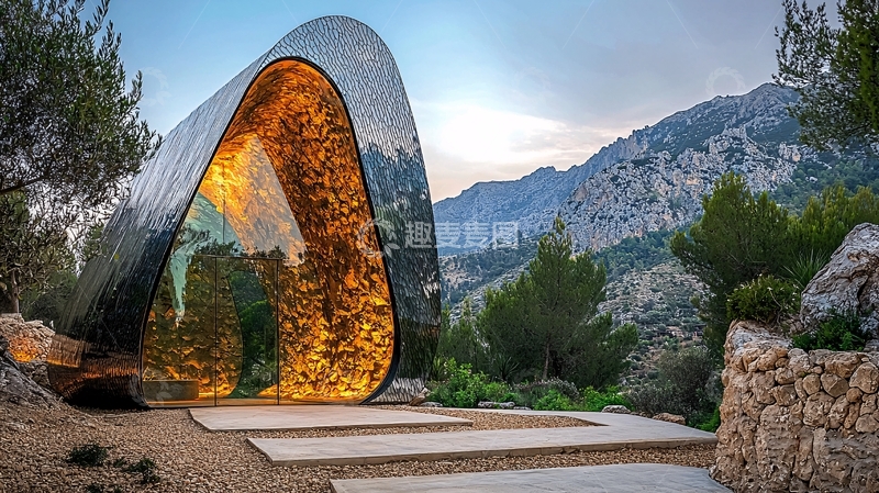 高清大图下载【趣麦麦图】艺术感轻奢别墅