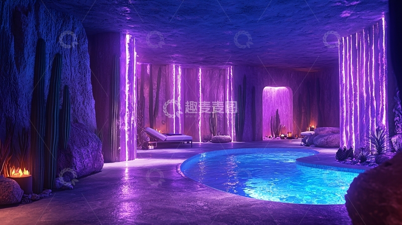 高清大图下载【趣麦麦图】梦幻泳池设计