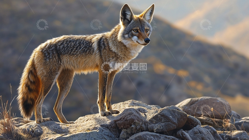 高清大图下载【趣麦麦图】荒野上的狐狸