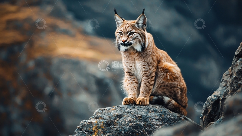 高清大图下载【趣麦麦图】山间猫科动物写真
