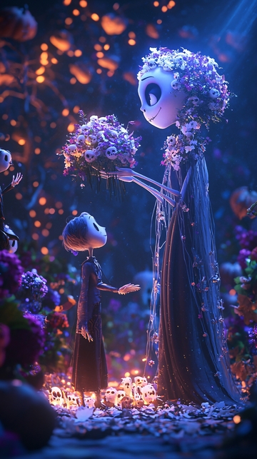 《夜之精灵与骷髅花园》