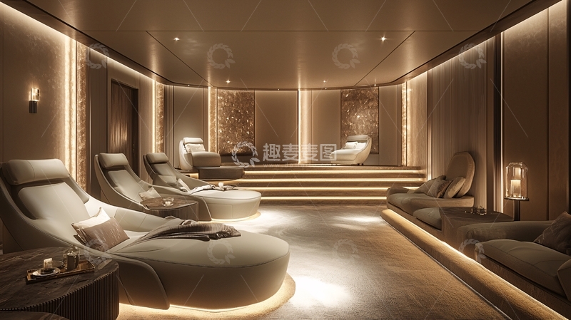 高清大图下载【趣麦麦图】家庭影院样板间与现代音响设计