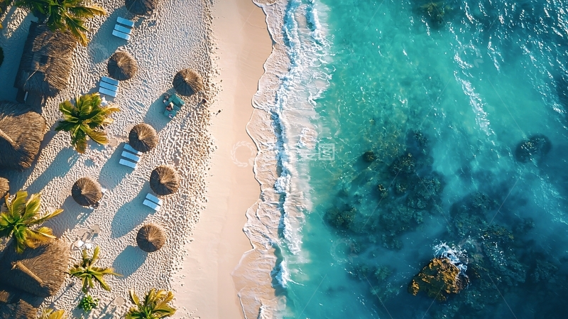 高清大图下载【趣麦麦图】海滩度假与阳光沙滩