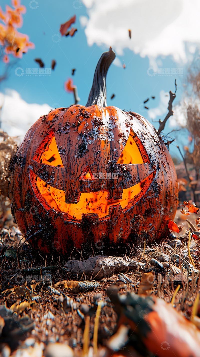 高清大图下载【趣麦麦图】万圣节南瓜灯44