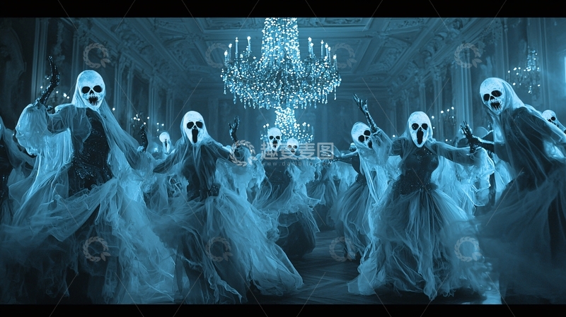 高清大图下载【趣麦麦图】幽灵舞会高清图片
