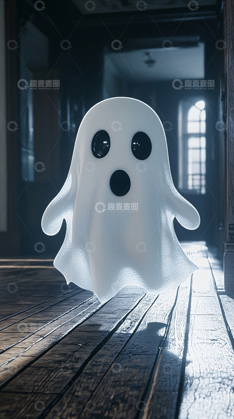高清大图下载【趣麦麦图】幽灵在走廊里
