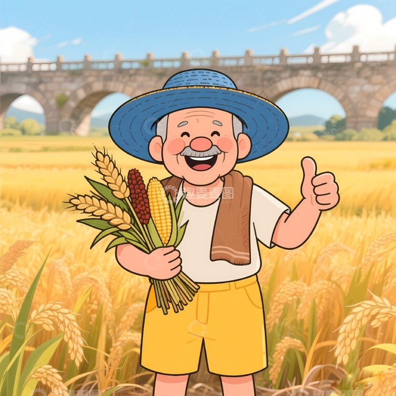 高清大图下载【趣麦麦图】农民伯伯丰收季2