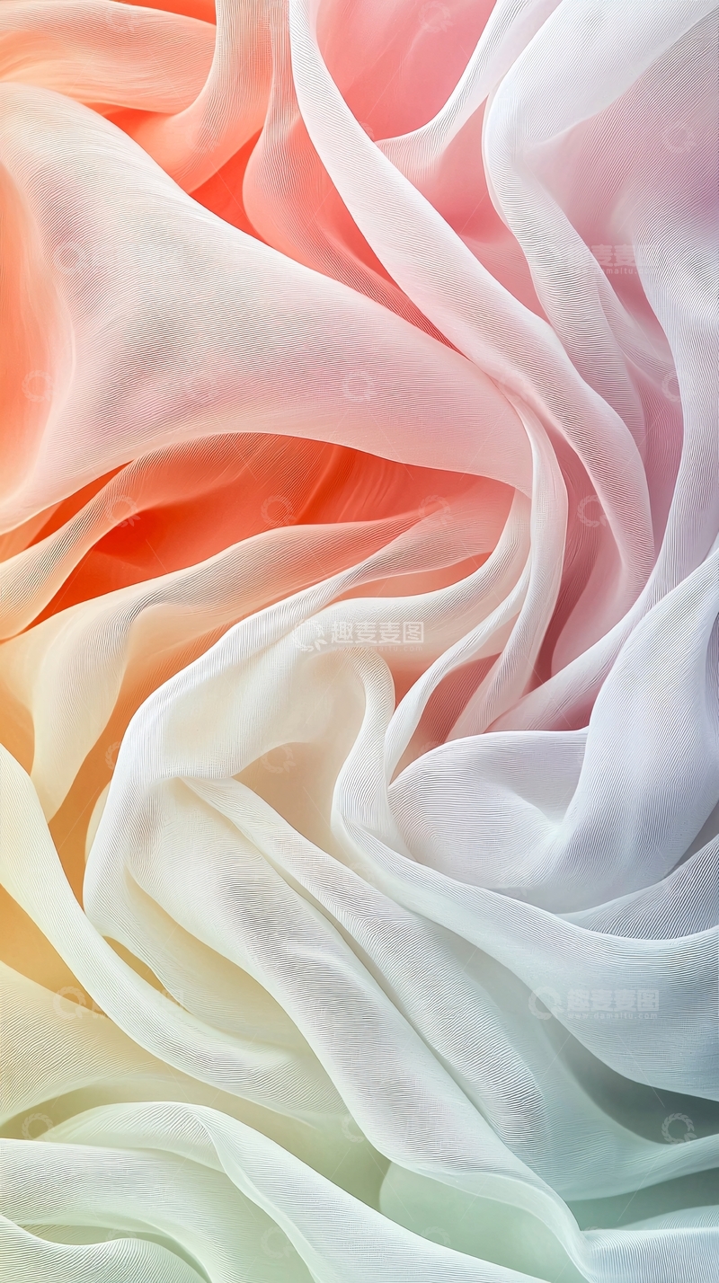 高清大图下载【趣麦麦图】柔和渐变色丝滑面料纹理