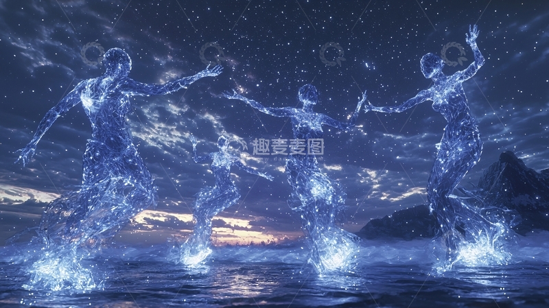 高清大图下载【趣麦麦图】水之舞者高清图片