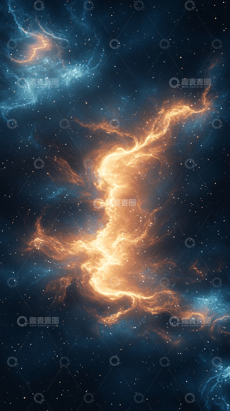 高清大图下载【趣麦麦图】星云与宇宙光芒