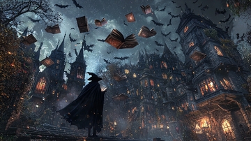 魔幻城堡中的神秘巫师