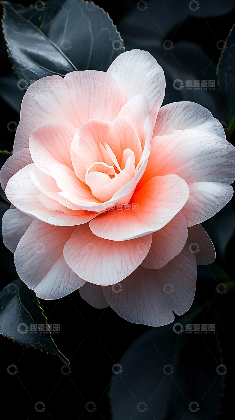 高清大图下载【趣麦麦图】粉色玫瑰花苞特写