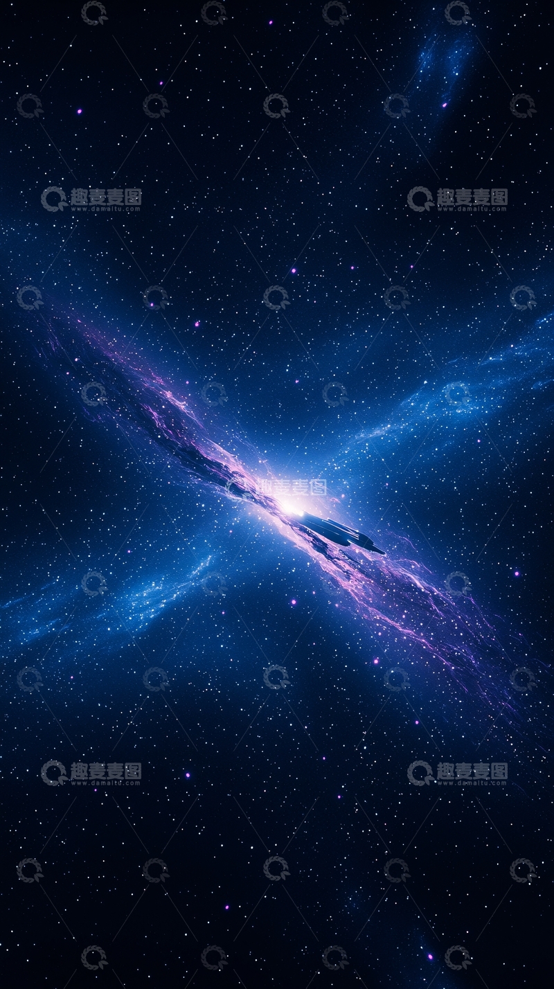 高清大图下载【趣麦麦图】星际旅行：宇宙中的神秘光点