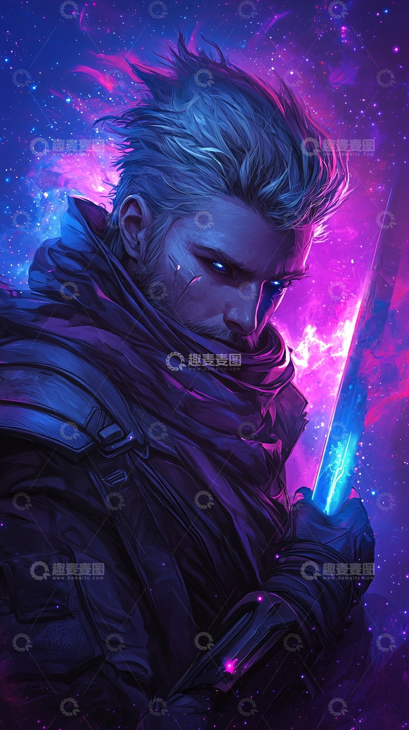 高清大图下载【趣麦麦图】星际战士与光剑