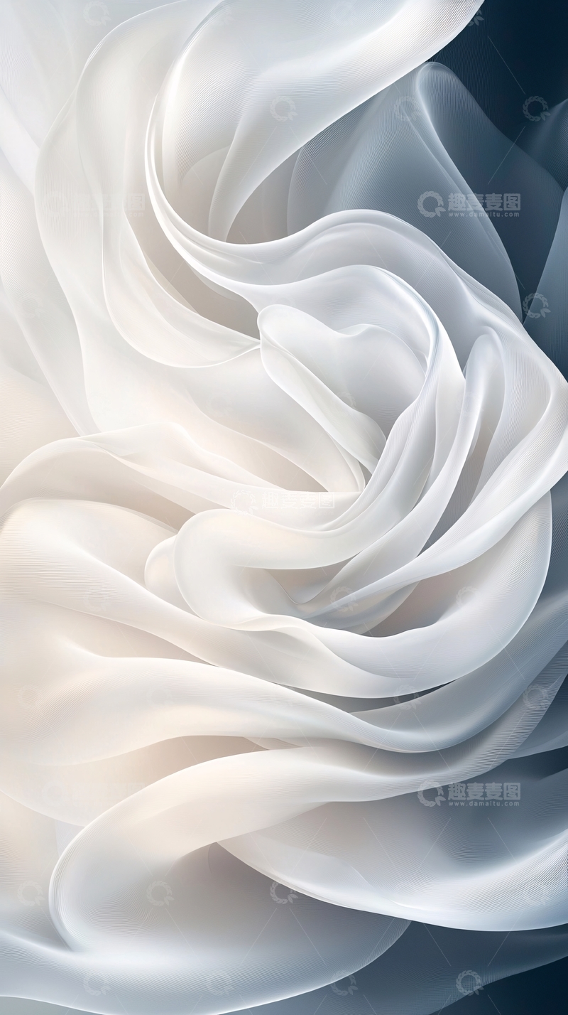 高清大图下载【趣麦麦图】柔美丝滑质感抽象艺术背景