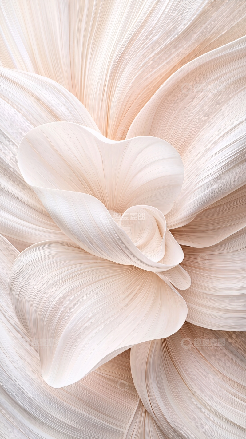 高清大图下载【趣麦麦图】柔和线条抽象艺术背景