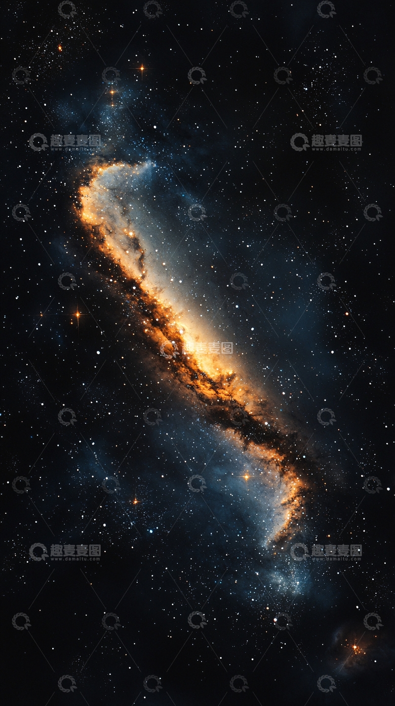 高清大图下载【趣麦麦图】银河系星云夜空美景