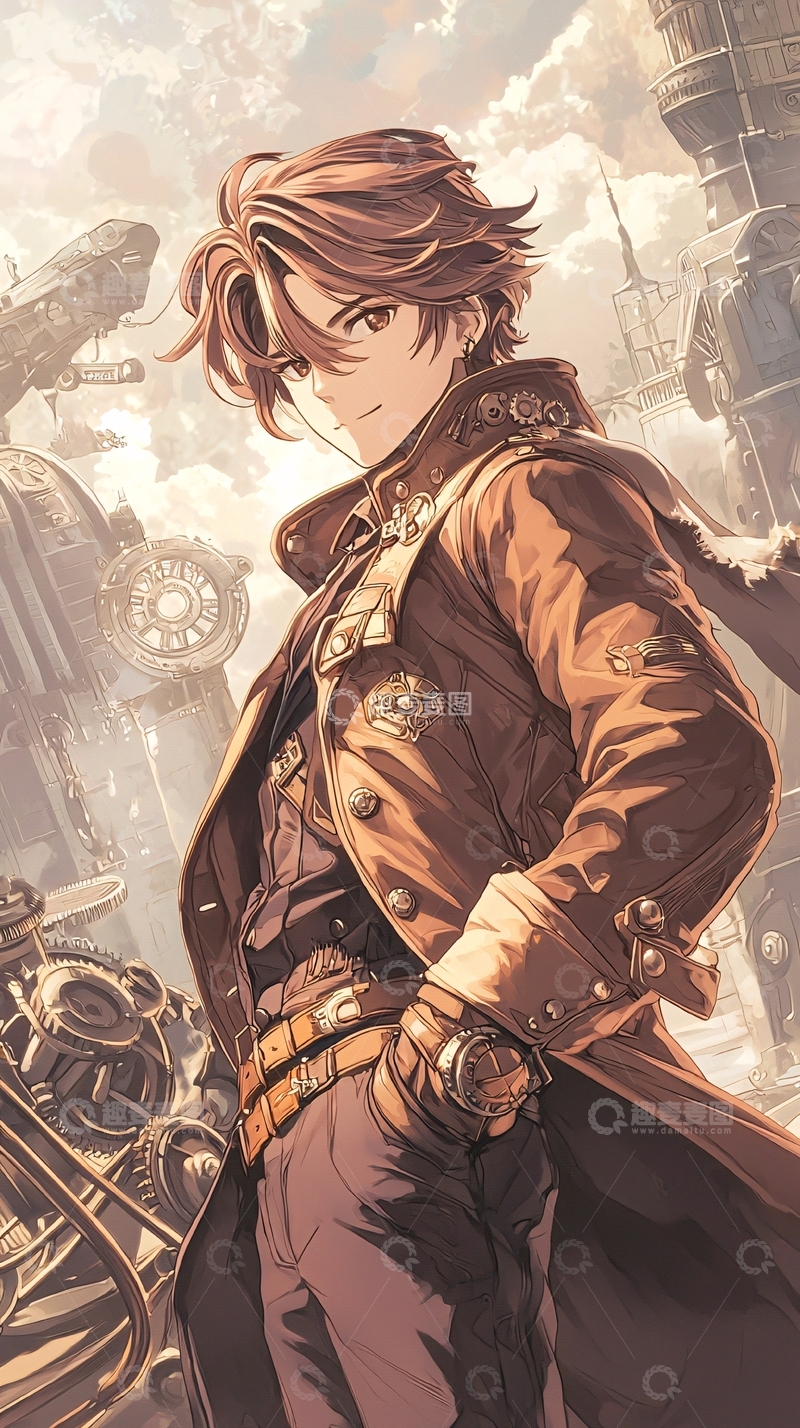 高清大图下载【趣麦麦图】蒸汽朋克风格的冒险者